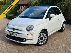 White Used 2017 Fiat 500 Lounge Hatchback | £6,809 (Fair price)