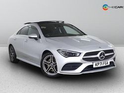 Silver Used 2021 Mercedes CLA220 AMG line Sedan | £27,475 (Fair price)