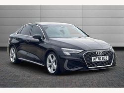 Black Used 2020 Audi A3 S-Line Sedan | £21,350 (Fair price)