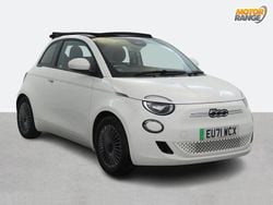 White Used 2021 Fiat 500e Passion Cabriolet | £14,195 (A bit pricey)