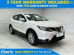 White Used 2016 Nissan Qashqai Acenta SUV | £8,595 (Good price)