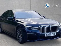 Blue Used 2021 BMW 740L M Sport Sedan | £39,995