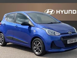 Blue Used 2018 Hyundai i10 GO! Hatchback | £8,388 (Fair price)