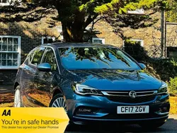 Blue Used 2017 Vauxhall Astra Elite Hatchback | £7,490 (Fair price)