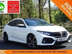 White Used 2018 Honda Civic EX Hatchback | £14,990 (Fair price)