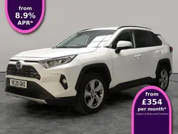 White Used 2020 Toyota RAV4 Hybrid Design SUV | £23,268 (Good price)