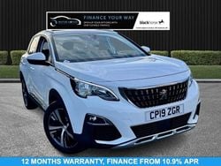 White Used 2019 Peugeot 3008 Allure Hatchback | £10,595 (Fair price)