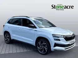White Used 2024 Skoda Karoq SportLine SUV | £27,995 (Fair price)