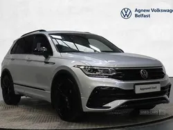 Silver Used 2024 VW Tiguan Black Edition SUV | £33,450 (A bit pricey)