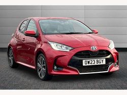 Red Used 2023 Toyota Yaris Hybrid Hatchback | £20,000 (A bit pricey)