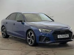 Blue Used 2024 Audi A4 Black Edition Sedan | £27,980 (Fair price)