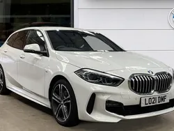 White Used 2021 BMW 118 M Sport Hatchback | £19,600 (Fair price)
