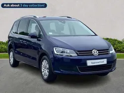 Blue Used 2021 VW Sharan SE MPV | £21,495 (Fair price)