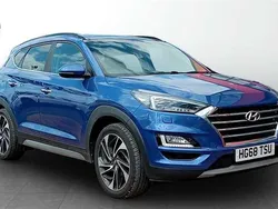 Blue Used 2019 Hyundai Tucson Premium SE SUV | £16,999 (A bit pricey)