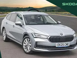 Pebble silver metallic Used 2025 Skoda Superb SE Technology Estate | £29,995 (Expensive)