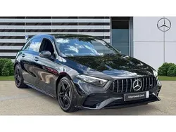 Black Used 2024 Mercedes A35 AMG Premium Plus Hatchback | £37,935 (Fair price)