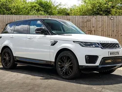 White Used 2018 Land Rover Range Rover Sport HSE SUV | £24,595 (Fair price)