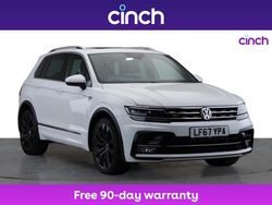 White Used 2017 VW Tiguan R-line SUV | £17,999 (Fair price)