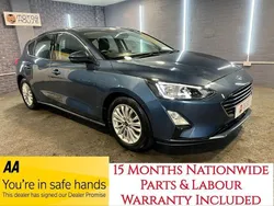Blue Used 2020 Ford Focus Titanium Hatchback | £7,990 (Good price)