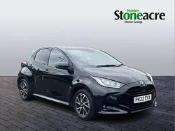 Black Used 2022 Toyota Yaris Hybrid Design Hatchback | £16,495 (Fair price)