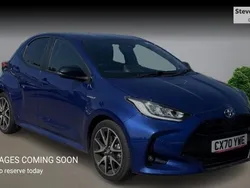 Blue Used 2020 Toyota Yaris Hybrid Hatchback | £15,524 (Fair price)