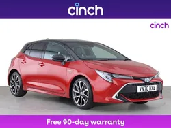 Red Used 2020 Toyota Corolla Hatchback | £14,499 (Expensive)