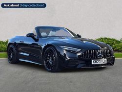 Black Used 2023 Mercedes SL43 AMG Cabriolet | £76,966 (Fair price)