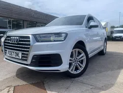 White Used 2017 Audi Q7 S-Line SUV | £16,290 (A bit pricey)