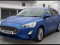 Blue Used 2019 Ford Focus Titanium X Hatchback | £8,999 (Fair price)