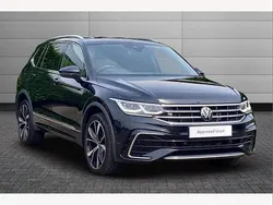 Black Used 2025 VW Tiguan Allspace R-line SUV | £34,850 (A bit pricey)