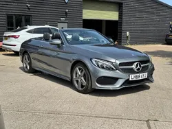 Grey Used 2018 Mercedes C220 AMG Line Premium Plus Cabriolet | £18,995 (Fair price)