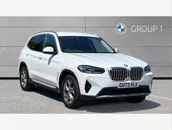 White Used 2023 BMW X3 xLine SUV | £37,395 (Fair price)
