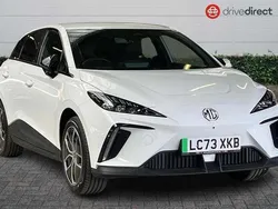 Solid arctic white Used 2023 MG MG4 EV Trophy Hatchback | £17,750 (Fair price)