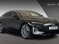Black New 2025 Audi A6 e-tron S-Line Sedan | £62,000