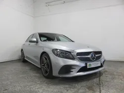 Silver Used 2018 Mercedes C220 AMG line Sedan | £17,995 (Expensive)