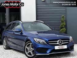 Blue Used 2017 Mercedes C220 AMG line Estate | £17,995 (A bit pricey)