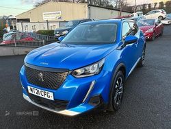 Blue Used 2021 Peugeot 2008 Allure SUV | £10,745 (Fair price)
