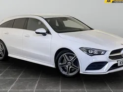 White Used 2021 Mercedes CLA200 Shooting Brake AMG line Estate | £18,995 (Good price)