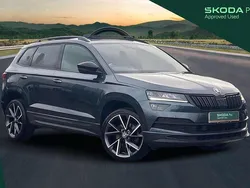 Grey Used 2022 Skoda Karoq SportLine SUV | £22,770 (Fair price)