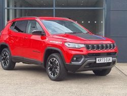 Red Used 2023 Jeep Compass Trailhawk SUV | £24,998 (Expensive)
