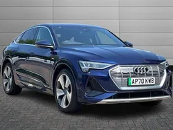Navarra blue Used 2020 Audi e-tron S-Line SUV | £24,750 (Fair price)