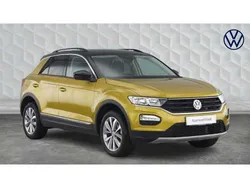 Yellow Used 2020 VW T-Roc Design SUV | £21,050 (Fair price)