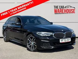 Black Used 2022 BMW 530e M Sport Estate | £26,899 (Fair price)