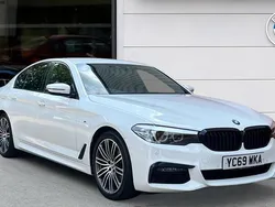 White Used 2019 BMW 520 M Sport | £21,800 (Fair price)