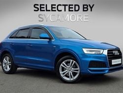 Hainan blue Used 2017 Audi Q3 S-Line SUV | £13,995 (Fair price)