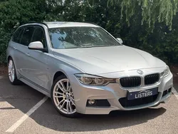 Metallic glacier silver Used 2017 BMW 318 M Sport Estate | £13,950 (Good price)