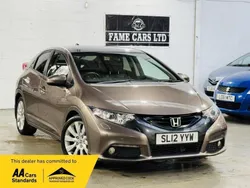 Brown Used 2012 Honda Civic EX Hatchback | £5,500 (Fair price)