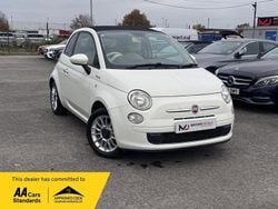 White Used 2013 Fiat 500C Lounge Cabriolet | £6,195 (Fair price)