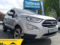 Silver Used 2018 Ford Ecosport Titanium SUV | £7,995 (Good price)
