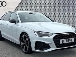 White Used 2022 Audi A4 Black Edition Estate | £22,688 (Fair price)